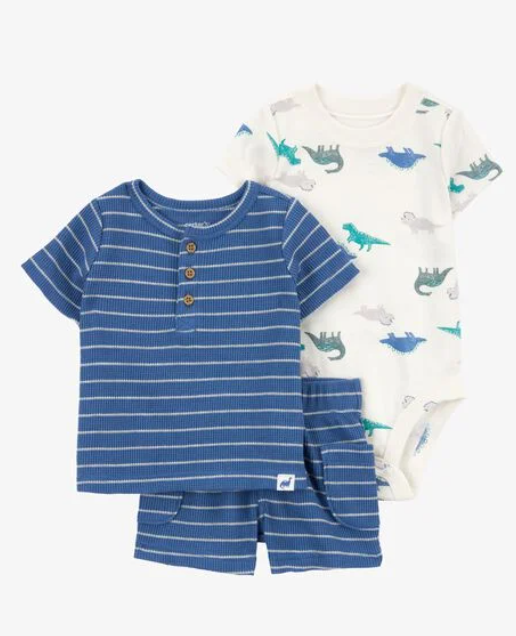 Set 3 piezas de Dinosaurios