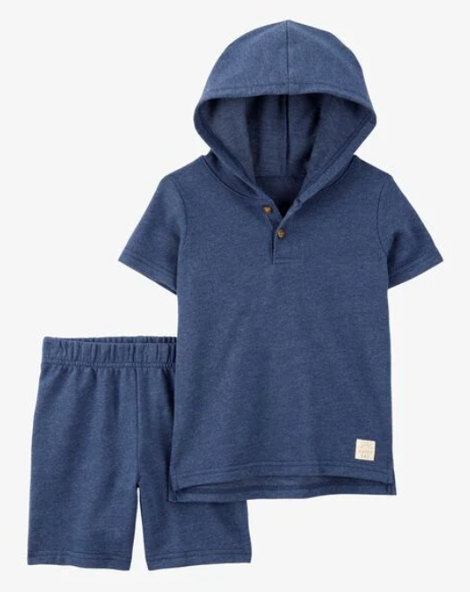 Set de Short y camisa con gorro