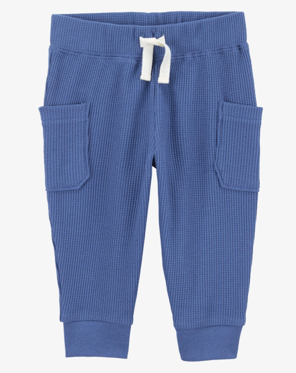 Conjunto azul de mameluco y pantalón